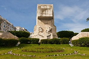 Liberation monument on the Boulevard Khemish Mohamed, Algiers, Algeria Liberation monument on the Boulevard Khemish Mohamed, Algiers, Algeria