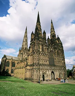 Cathedral Prints: Lichfield Cathedral Print