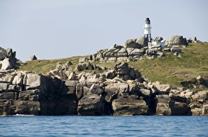 Lighthouse Print, St Mary's Isles of Scilly