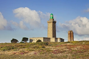 Traditional European Landmarks Prints: Lighthouse at Cap Frehel, Cotes d Armor, Brittany, France, Europe