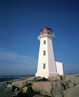 Lighthouse at Peggys Cove near Halifax in Nova Scotia, Canada, North America Lighthouse at Peggys Cove near Halifax in Nova Scotia, Canada, North America