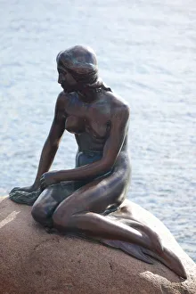 Prints of Little Mermaid, Copenhagen, Denmark, Scandinavia, Europe Denmark Prints: Little Mermaid Print, Copenhagen, Denmark