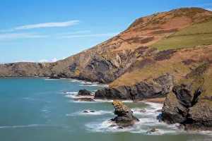 Llangrannog Beach, Ceridigion (Cardigan), West Wales, Wales, United Kingdom, Europe Llangrannog Beach, Ceridigion (Cardigan), West Wales, Wales, United Kingdom, Europe