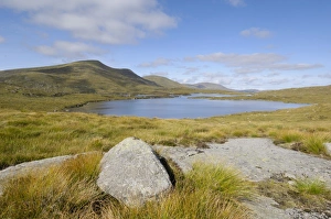 Loch Enoch, looking towards Merrick, Galloway Hills, Dumfries and Galloway, Scotland Loch Enoch, looking towards Merrick, Galloway Hills, Dumfries and Galloway, Scotland