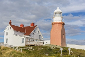 Newfoundland And Labrador Tourism Prints: Long Point lighthouse on Crow Head