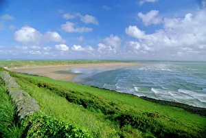 Looking south along Saunton Sands and Braunton Burrows near Barnstaple Looking south along Saunton Sands and Braunton Burrows near Barnstaple