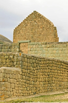 Ingapirca Ecuador Prints: Looking towards the Temple of the Sun