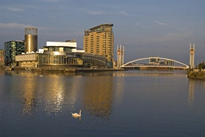 Prints of Lowry Centre, Salford Quays, Manchester, England, United Kingdom, Europe Salford Prints: Lowry Centre Print, Salford Quays