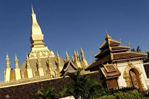 UNESCO World Heritage Site Candidates Prints: That Luang Stupa