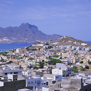 The main port of Mindelo on the island of Sao Vicente, Cape Verde Islands The main port of Mindelo on the island of Sao Vicente, Cape Verde Islands