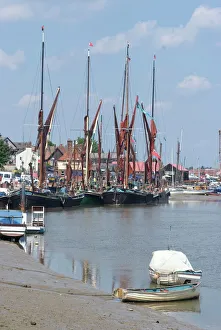 Maldon, a Blackwater Estuary town known for its Thames Sailing Barges, Essex Maldon, a Blackwater Estuary town known for its Thames Sailing Barges, Essex