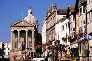 Market House dating from 1838, Market Jew Street, Penzance, Cornwall, England Market House dating from 1838, Market Jew Street, Penzance, Cornwall, England