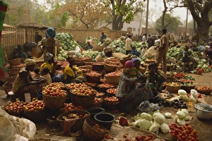 Market scene, Bobo Dioulasso, Burkino Faso, West Africa, Africa Market scene, Bobo Dioulasso, Burkino Faso, West Africa, Africa
