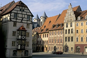 Medieval Cheb Market Square Print