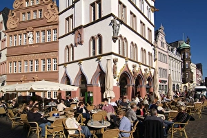 Market square, old town, Trier, Rhineland-Palatinate, Germany, Europe Market square, old town, Trier, Rhineland-Palatinate, Germany, Europe