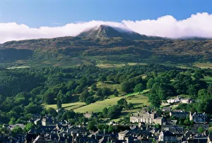 The market town of Dolgellau beneath Cadair Idris The market town of Dolgellau beneath Cadair Idris