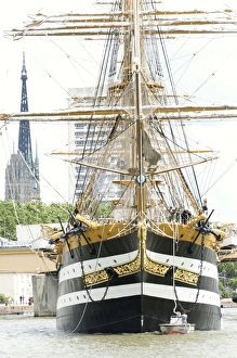 The three masted boat, Amerigo Vespucci from Italy during Armada 2008, Rouen The three masted boat, Amerigo Vespucci from Italy during Armada 2008, Rouen