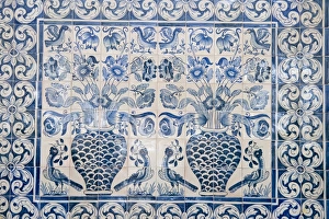 Medieval Tilework Print from Evora University