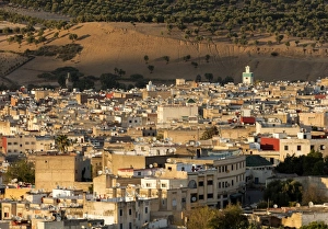 Medina of Fez bathed in evening light, UNESCO World Heritage Site, Fez, Morocco Medina of Fez bathed in evening light, UNESCO World Heritage Site, Fez, Morocco