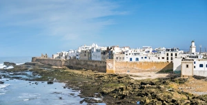 Medina old town, protected by 18th-century seafront ramparts, Skala de la Kasbah Medina old town, protected by 18th-century seafront ramparts, Skala de la Kasbah