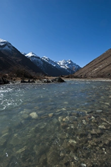 Meltwater from the Himalayas, Thimpu District, Bhutan, Asia Meltwater from the Himalayas, Thimpu District, Bhutan, Asia