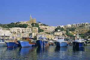 European Harbours Prints: Mgarr harbour