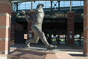 Baseball Stadium Prints: Mickey Mantle Print, Bricktown Ballpark