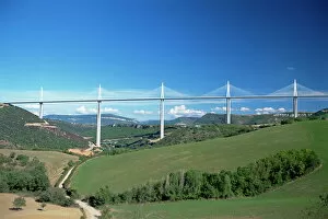 French Collection: Millau Viaduct, Aveyron, Midi-Pyrenees, France, Europe