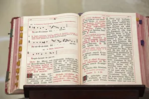 Missal in Jerez Cathedral, Andalucia, Spain, Europe Missal in Jerez Cathedral, Andalucia, Spain, Europe