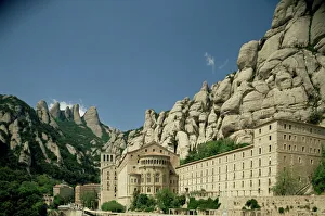 Christian Architecture Europe Prints: Monastery of Montserrat