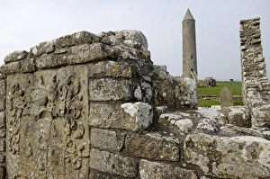 UK Religious Landmarks Prints: Monastic settlement between the 6th and 16th centuries, Devenish, Devenish Island