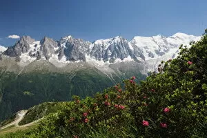 Valley Collection: Mont Blanc and Chamonix Valley, Rhone Alps, France, Europe