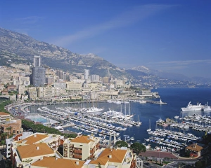 Prints of Monte Carlo, Monaco Monaco Prints: Monte Carlo Print - Aerial View of Monaco's Casino District