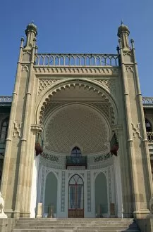 Alupka Collection: Moorish entrance to the Alupka Palace in Yalta