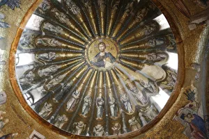 Mosaic depicting Jesus and his ancestors, from Adam to Jacob Mosaic depicting Jesus and his ancestors, from Adam to Jacob