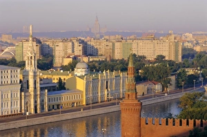 Moskva River Print, Moscow, Russia