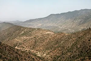 The mountainous landscape on the road between Asmara and Massawa, Eritrea, Africa The mountainous landscape on the road between Asmara and Massawa, Eritrea, Africa