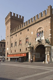 Municipal Buildings, Ferrara, Emilia-Romagna, Italy, Europe Municipal Buildings, Ferrara, Emilia-Romagna, Italy, Europe