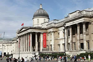 The National Gallery, the art museum on Trafalgar Square, London, England, United Kingdom, Europe The National Gallery, the art museum on Trafalgar Square, London, England, United Kingdom, Europe