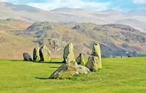 Cumbria Collection: The Neolithic Castlerigg Stone Circle dating from around 3000 BC, near Keswick