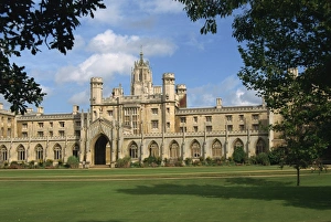 Universities And College Prints: New Court Print, St. Johns College, Cambridge