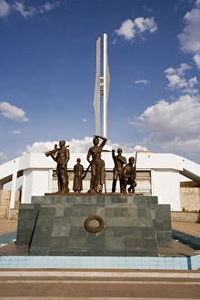 New monument to Ethiopias fallen, Bahir Dar, Gondar region, Ethiopia, Africa New monument to Ethiopias fallen, Bahir Dar, Gondar region, Ethiopia, Africa