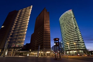 Berlin Germany Landmarks Prints: New urban development