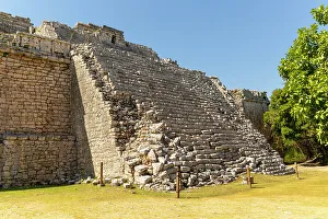 Chichen Itza Ruins Prints: The Nunnery (Edificio de las Monjas)