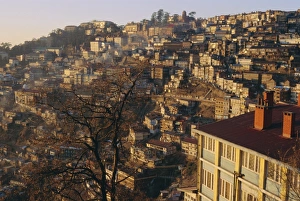 The old British summer hill station of Simla at sunset The old British summer hill station of Simla at sunset