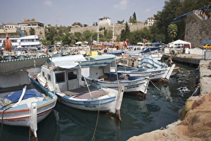 High Angle View Of Harbour Prints: Old Harbour