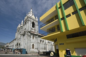 Old and new architecture at the Basilica de Nuestra Senora de Agua Santa Old and new architecture at the Basilica de Nuestra Senora de Agua Santa