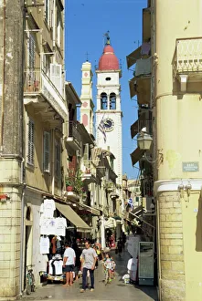 Old Town, Corfu Town, Corfu, Ionian Islands, Greek Islands, Greece, Europe Old Town, Corfu Town, Corfu, Ionian Islands, Greek Islands, Greece, Europe