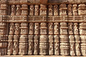Ornate erotic carvings on 13th century Konarak Sun temple, UNESCO World Heritage Site, Konarak, Orissa, India, Asia Ornate erotic carvings on 13th century Konarak Sun temple, UNESCO World Heritage Site, Konarak, Orissa, India, Asia