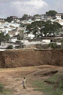 The outer wall of the ancient city of Harar, Ethiopia, Africa The outer wall of the ancient city of Harar, Ethiopia, Africa